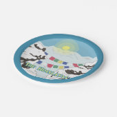 Der Himalaya Pappteller (Schrägansicht)