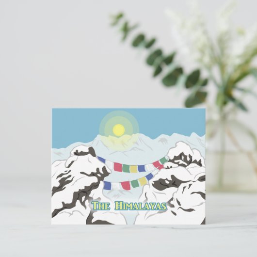 Der Himalaya Postkarte (Stehend Vorderseite)