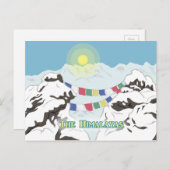 Der Himalaya Postkarte (Vorne/Hinten)