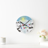 Der Himalaya Runde Wanduhr (Zuhause)
