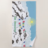 Der Himalaya Strandtuch (Vorderseite)