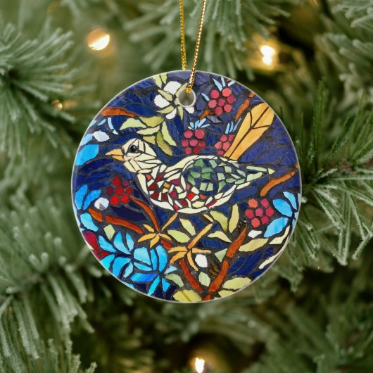 'Der Himbeerdieb' - Keramik Keramik Ornament (Baum)