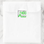 Der Himmel brauchte ein Helden-Husband-Lymphom Runder Aufkleber (Tasche)