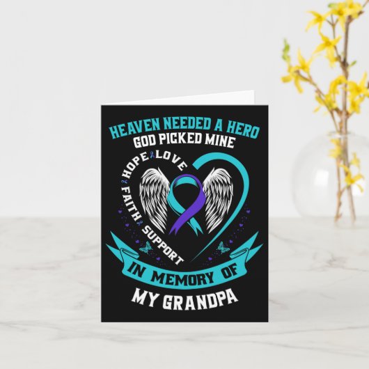 Der Himmel brauchte einen Helden Gott, der meinen Karte (Gelbe Blume)