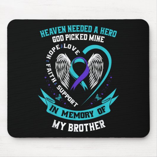 Der Himmel brauchte einen Helden Gott, der meinen  Mousepad (Vorne)