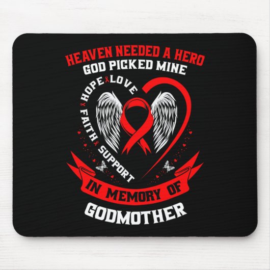 Der Himmel brauchte einen Helden Gott, der mir das Mousepad (Vorne)