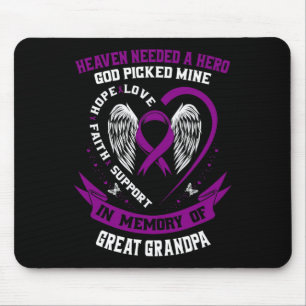 Der Himmel brauchte einen Helden Gott Großer Großv Mousepad