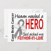 Der Himmel brauchte einen Helden-Hirn-Krebs-Vater  Postkarte (Vorne/Hinten)