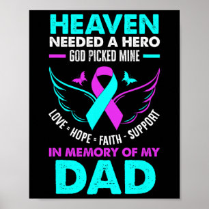 Der Himmel brauchte Helden Gott Pickte meinen Vate Poster