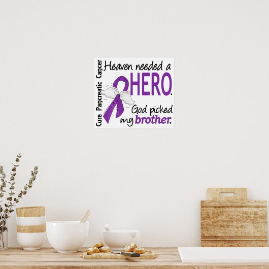 Der Himmel brauchte Hero Brother Bauchspeicheldrüs Poster (Küche)