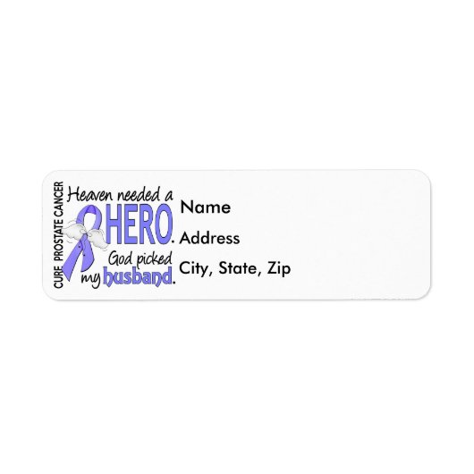 Der Himmel brauchte Hero Prostate Cancer Husband (Vorne)