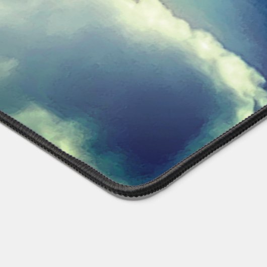 Der Himmel erklärt Psalm 19:1 Schreibtischunterlage (Ecke)