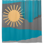 Der Himmel fällt 19 Duschvorhang (Vorderseite)