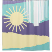 Der Himmel fällt 3 Duschvorhang (Vorderseite)