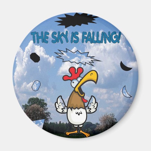 Der Himmel fällt!! Magnet (Vorne)