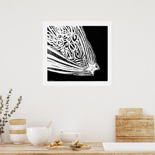 Der Himmel fällt Poster (Küche)