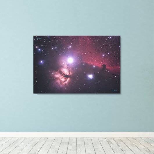 Der Himmel - große Leinwand (Insitu (Holzboden))