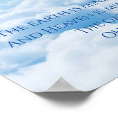 Der Himmel in den Augen meines Babys Poster (Ecke)