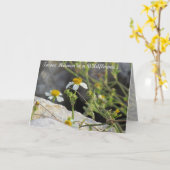 Der Himmel in der Wildblume Karte (Gelbe Blume)