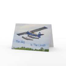 Der Himmel ist das Grenze-Flugzeug