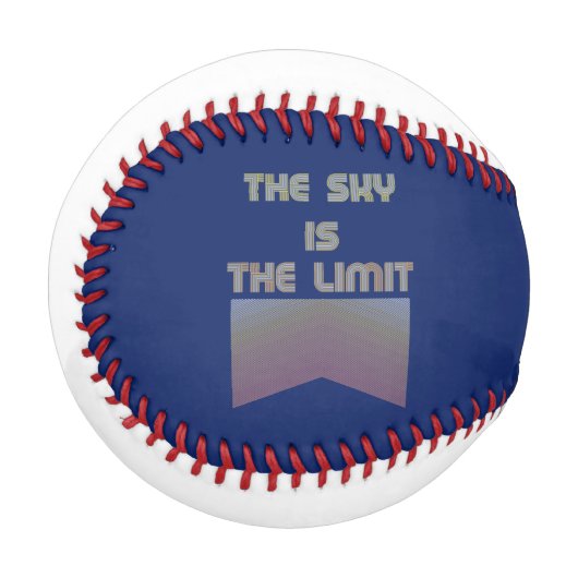 Der Himmel ist das Limit Baseball (Vorderseite Links)