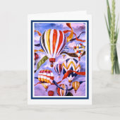 "Der Himmel ist das Limit" Geburtskarte Karte (Vorderseite)