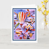 "Der Himmel ist das Limit" Geburtskarte Karte (Gelbe Blume)