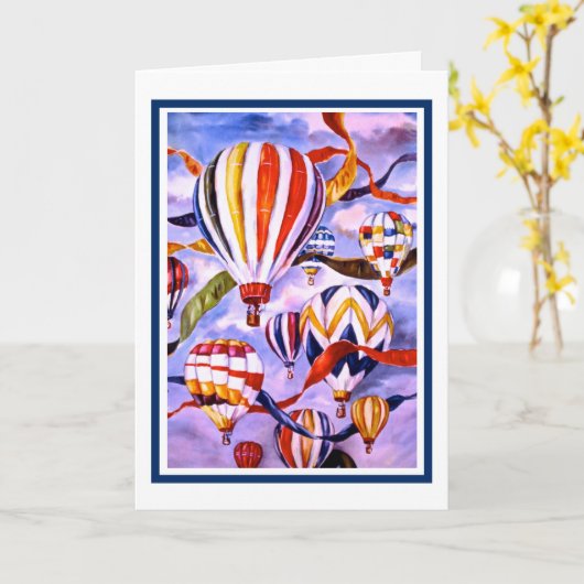 "Der Himmel ist das Limit" Geburtskarte Karte (Gelbe Blume)