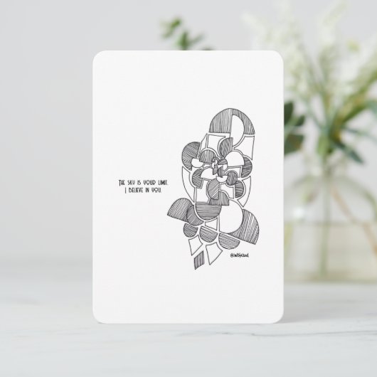 Der Himmel ist das Limit, ich glaube an Sie - Flac (Stehend Vorderseite)