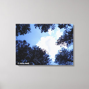 Der Himmel ist das Limit Leinwanddruck