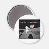 Der Himmel ist das Limit Magnet (Vorderseite/Rückseite)