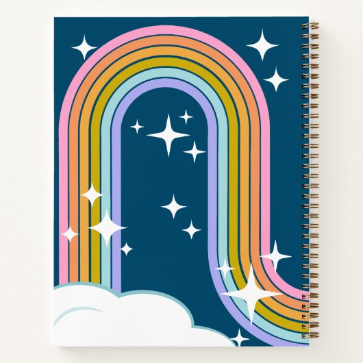 Der Himmel ist das Limit-Notebook Notizblock (Rückseite)