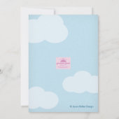 Der Himmel ist das Limit! Party Einladung (Rückseite)