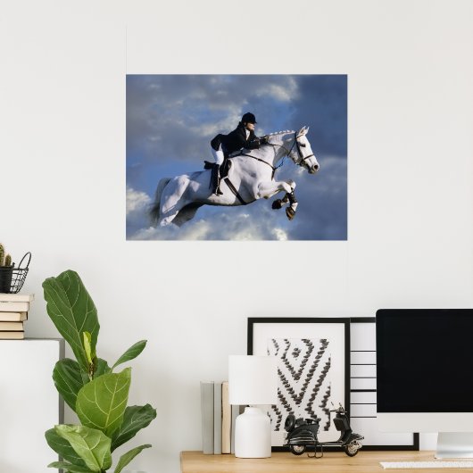 Der Himmel ist das Limit Poster (Heimbüro)