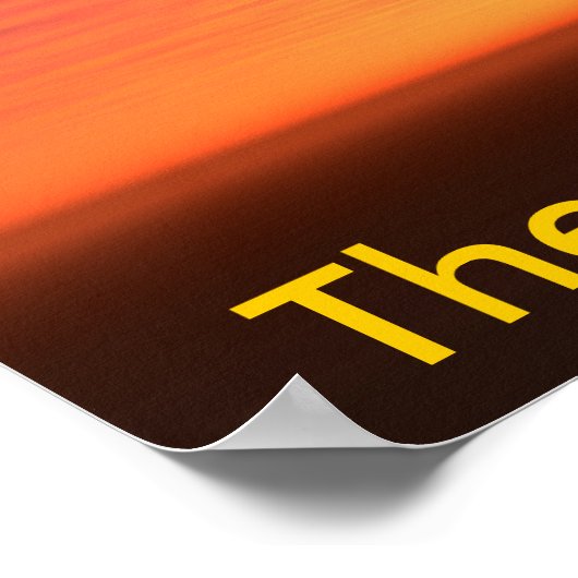 Der Himmel ist das Limit Poster (Ecke)