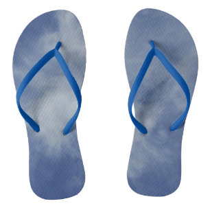 Der Himmel ist das Limit! Sommer-Himmel auf Badesandalen