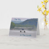 Der Himmel ist das limitierte Flugzeug Karte (Gelbe Blume)