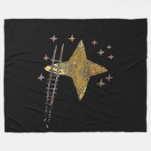 DER HIMMEL IST DER GRENZFLUSS. FLEECEDECKE (Vorderseite (Horizontal))