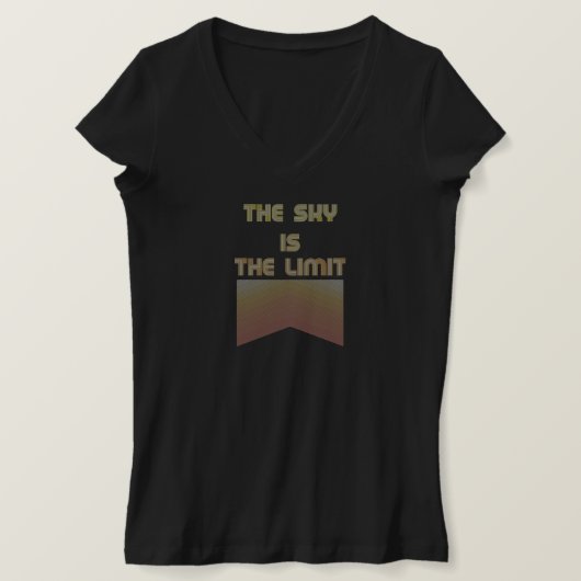 Der Himmel ist der Limit-T - Shirt (Design vorne)