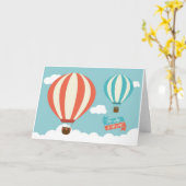 DER HIMMEL IST DIE GRENZE - ABSCHLUSS GRATULALALAT KARTE (Gelbe Blume)