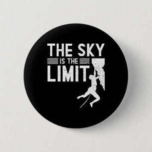 Der Himmel ist die Grenze - Indoor Sportklettern Button