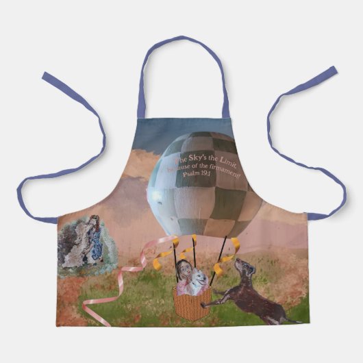 der Himmel ist die Grenze Schürze (Vorderseite)