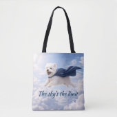 Der Himmel ist die Grenze Tasche (Vorderseite)