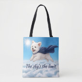 Der Himmel ist die Grenze Tasche (Vorderseite)