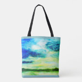 Der Himmel ist die Grenze Tasche (Rückseite)