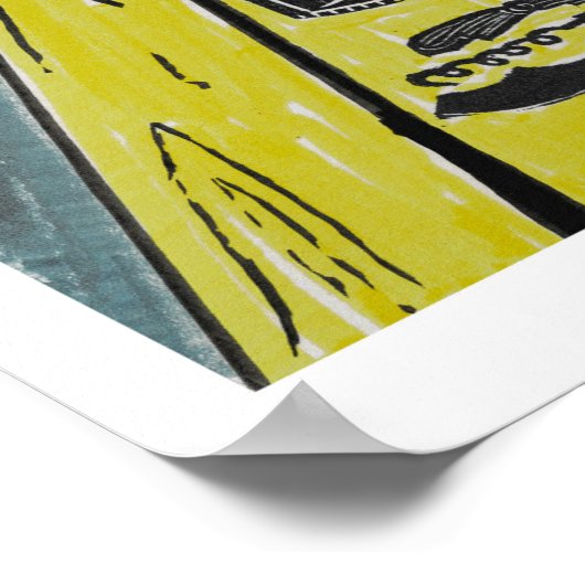 Der Himmel ist ein nie endendes Abendessen für zwe Poster (Ecke)