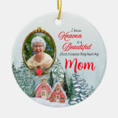 Der Himmel ist ein schöner Ort Keramik Ornament (Vorne)