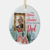 Der Himmel ist ein schöner Ort Keramik Ornament (Rechts)