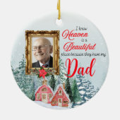 Der Himmel ist ein schöner Ort Keramik Ornament (Hinten)