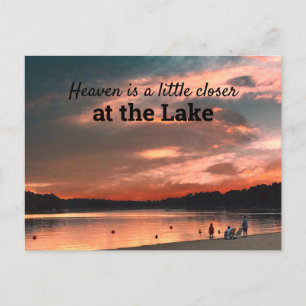 Der Himmel ist etwas Naher Postkarte